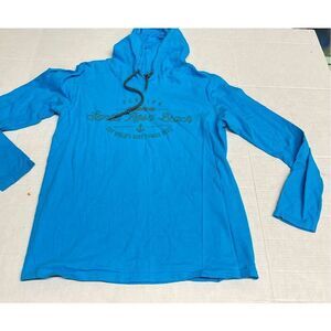 Santa Rosa Beach Florida Shirt Adult M Blue Long‎ Sleeve Vacation Travel A23